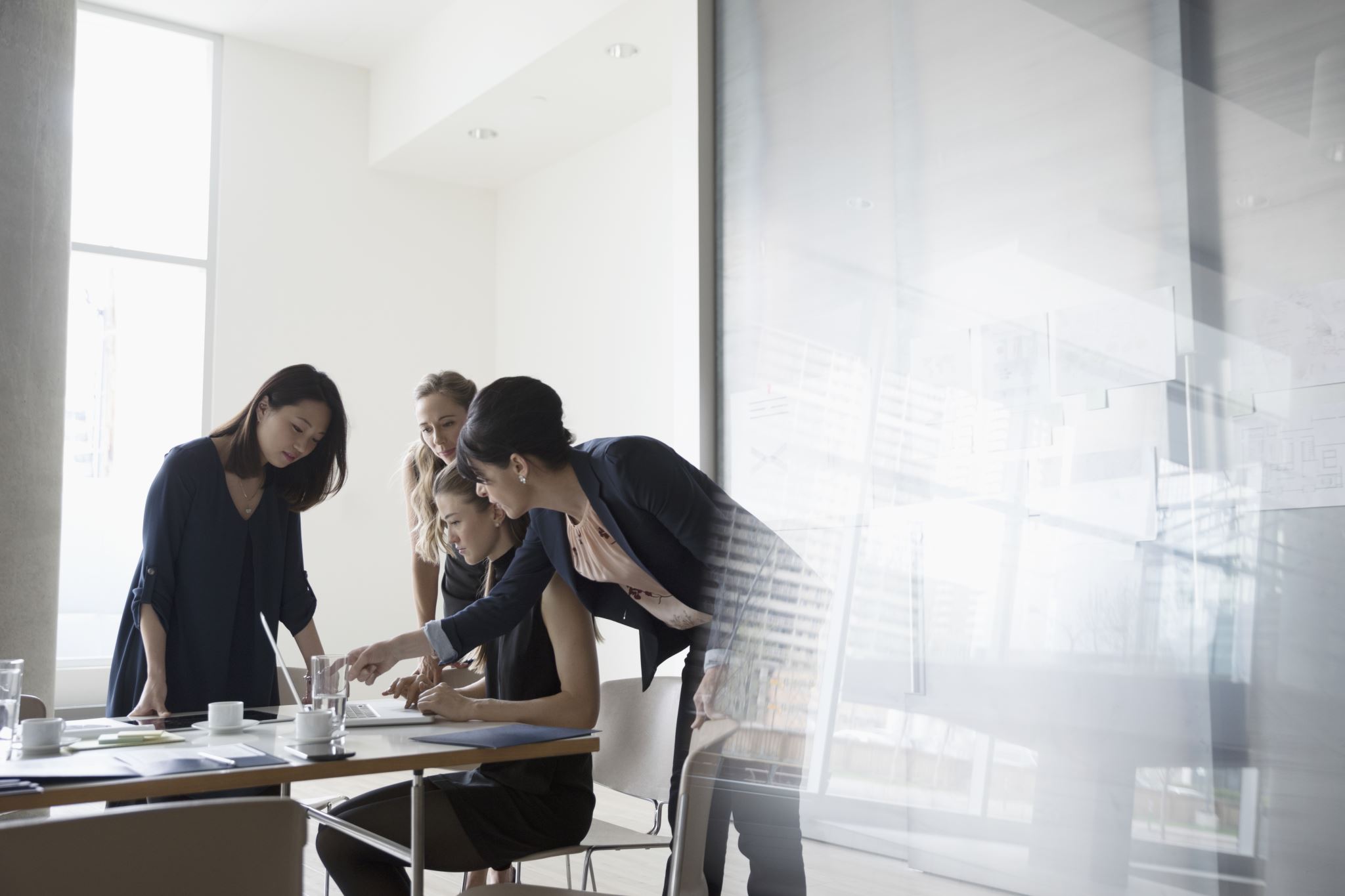 Business team meeting in conference room